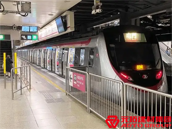 香港沙中線地鐵項(xiàng)目使用元拓盤扣式腳手架