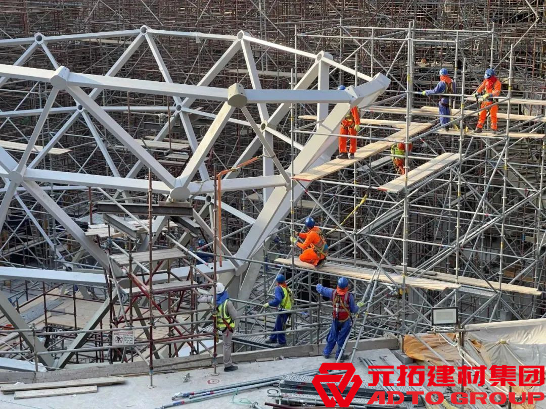  元拓腳手架應用于哈馬德國際機場中央大廳擴建項目