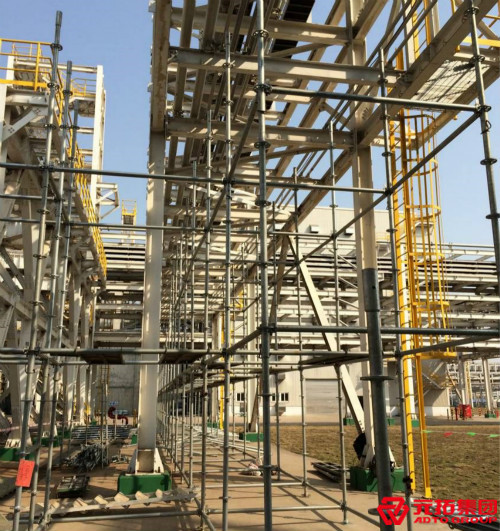 元拓盤扣式腳手架備受建筑施工方青睞